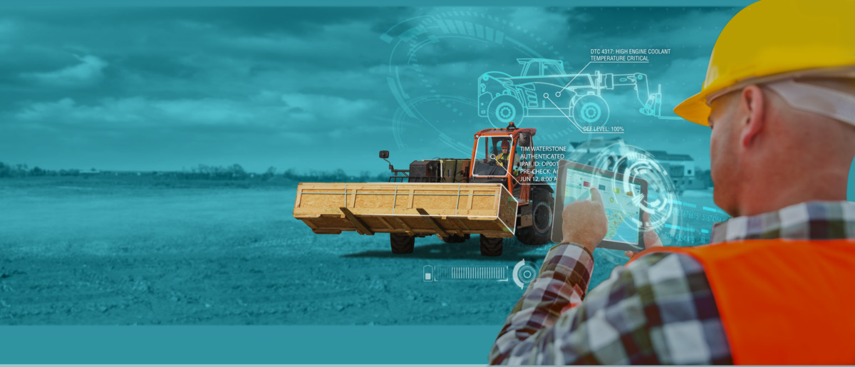 JLG Telehandler Equipped with ClearSky Telematics