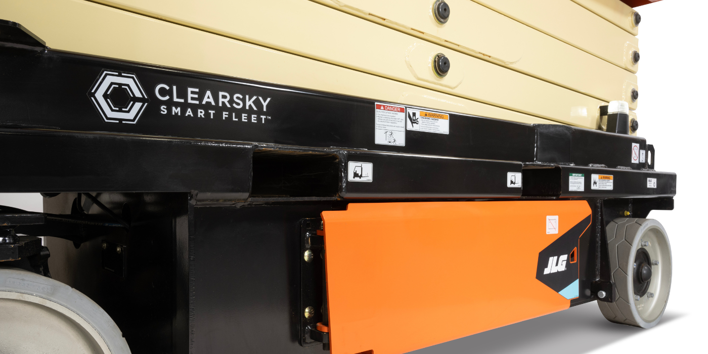 Clear Sky decal on JLG 4046 MEWP