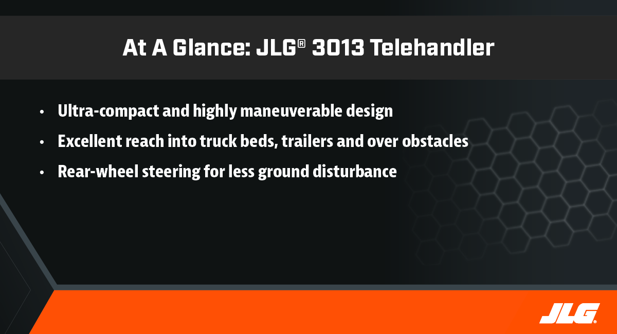 At a Glance - JLG 3013 Telehandler
