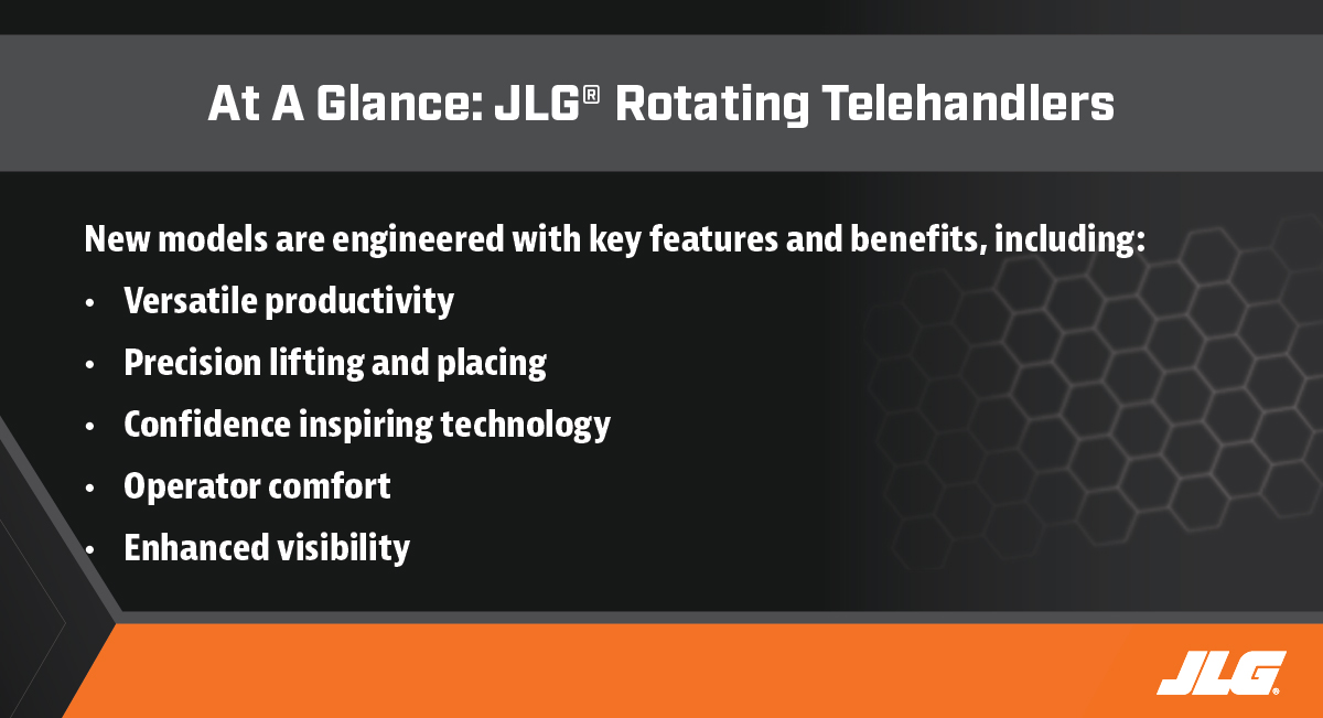 At a Glance - JLG Rotating Telehehandlers