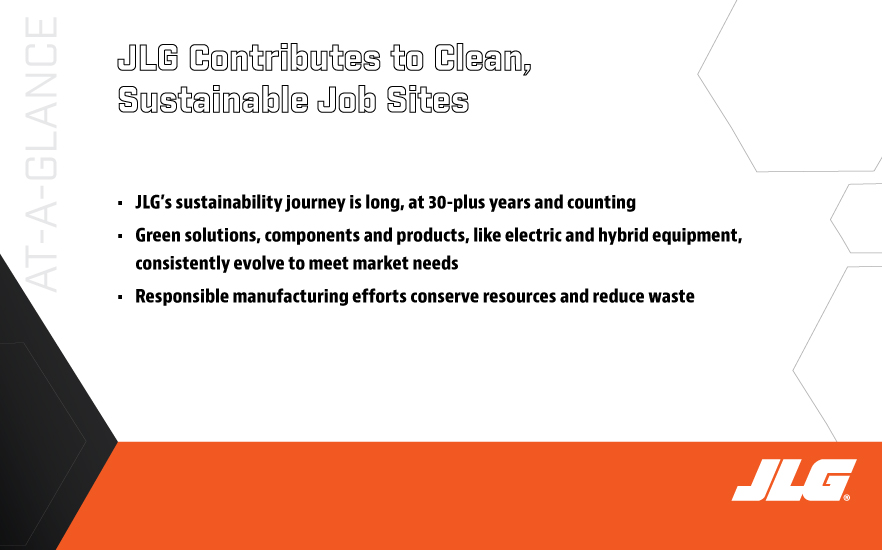 Sustainable Job Sites At A Glance