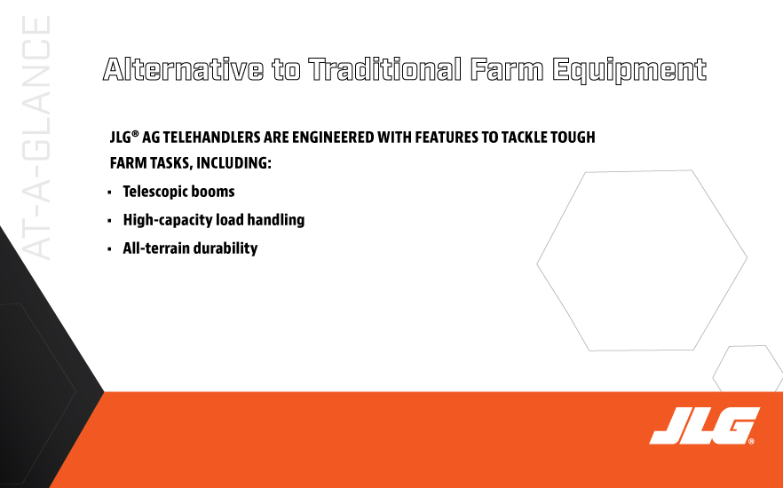 JLG Ag Telehandlers at a glance